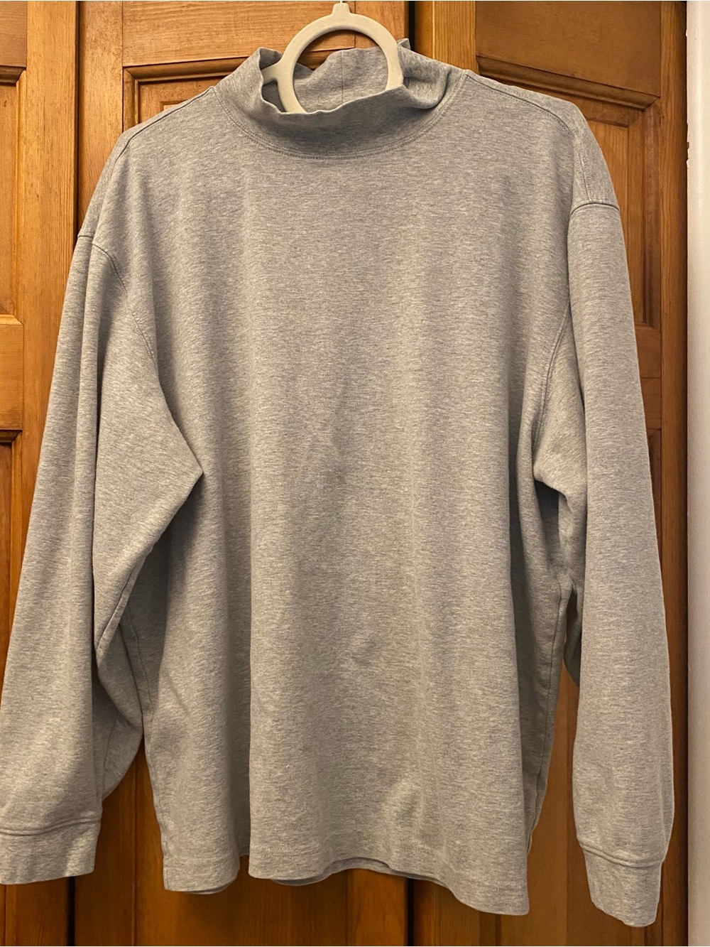 L.L. Bean Heather Gray Turtleneck Sweater